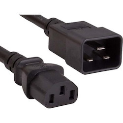 ENET C13 to C14 4ft Black Power Cord / Cable 250V 14 AWG 15A NEMA IEC-320 C13 to IEC-320 C20 4'