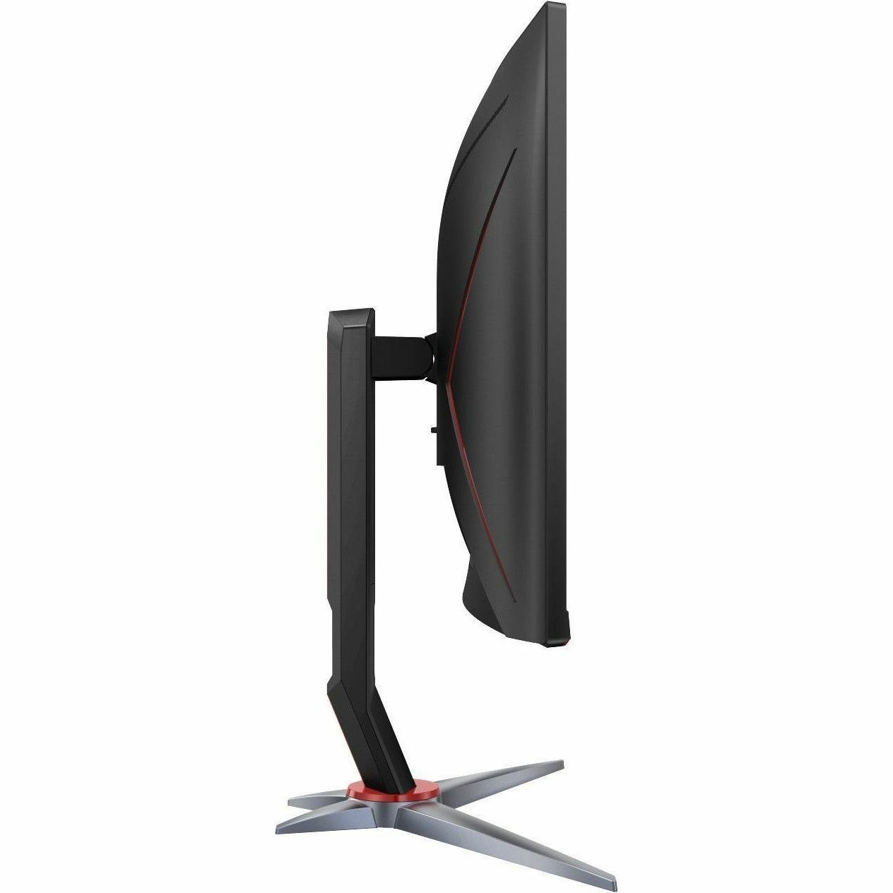 AOC CQ27G2X 27" Class WQHD Curved Screen Gaming LCD Monitor - Black, Red