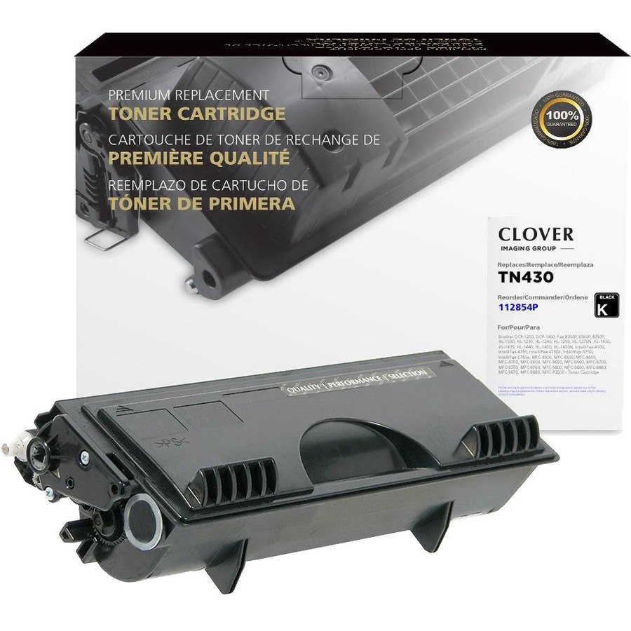 Clover Technologies Remanufactured Standard Yield Toner Cartridge - Alternative for Brother TN430 - Black - 1 Pack