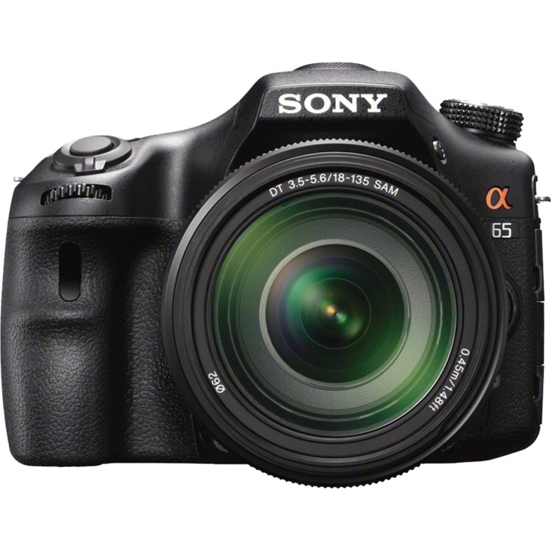 Sony alpha SLT-A65VM 24.3 Megapixel Mirrorless Camera with Lens - 0.71" - 5.31" - Black