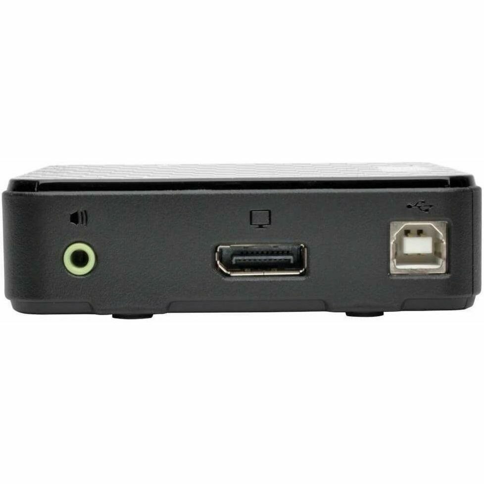 Eaton Tripp Lite Series 2-Port DisplayPort KVM Switch 4K 60 Hz with Audio, Cables and USB Peripheral Sharing