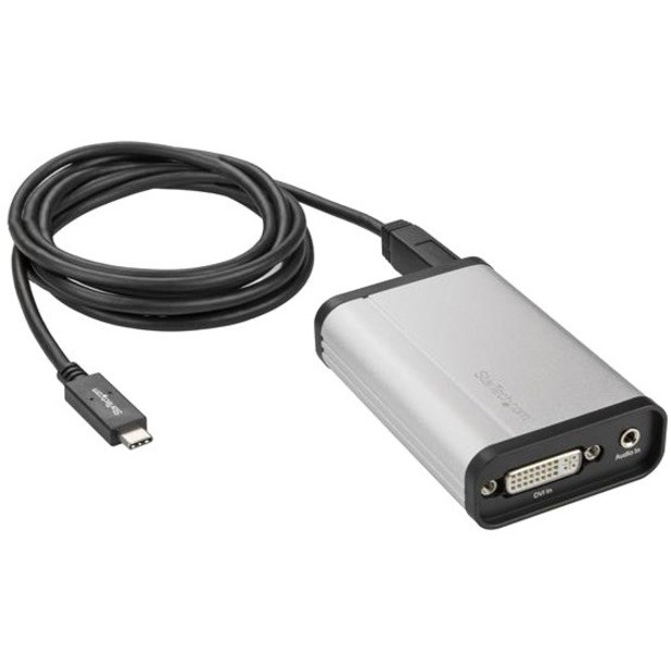 StarTech.com DVI to USB C Video Capture Device - USB Capture Card - Windows and Mac - DirectShow Compatible - 1080p 60fps - USBC2DVCAPRO
