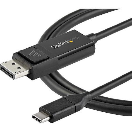 StarTech.com 6ft (2m) USB C to DisplayPort 1.2 Cable 4K 60Hz - Reversible DP to USB-C / USB-C to DP Video Adapter Monitor Cable HBR2/HDR