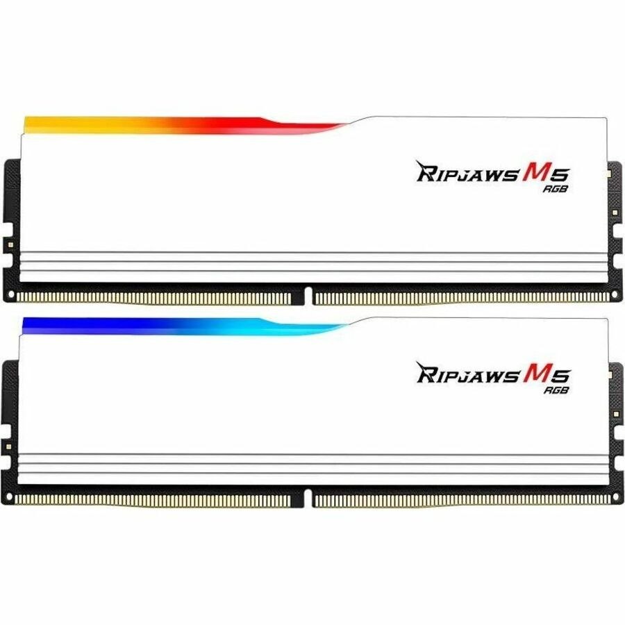 G.SKILL Ripjaws M5 RGB RAM Module for Desktop PC, Motherboard - 32 GB (2 x 16GB) - RGB - DDR5-6000/PC5-48000 DDR5 SDRAM - 6000 MHz - CL36 - 1.25 V