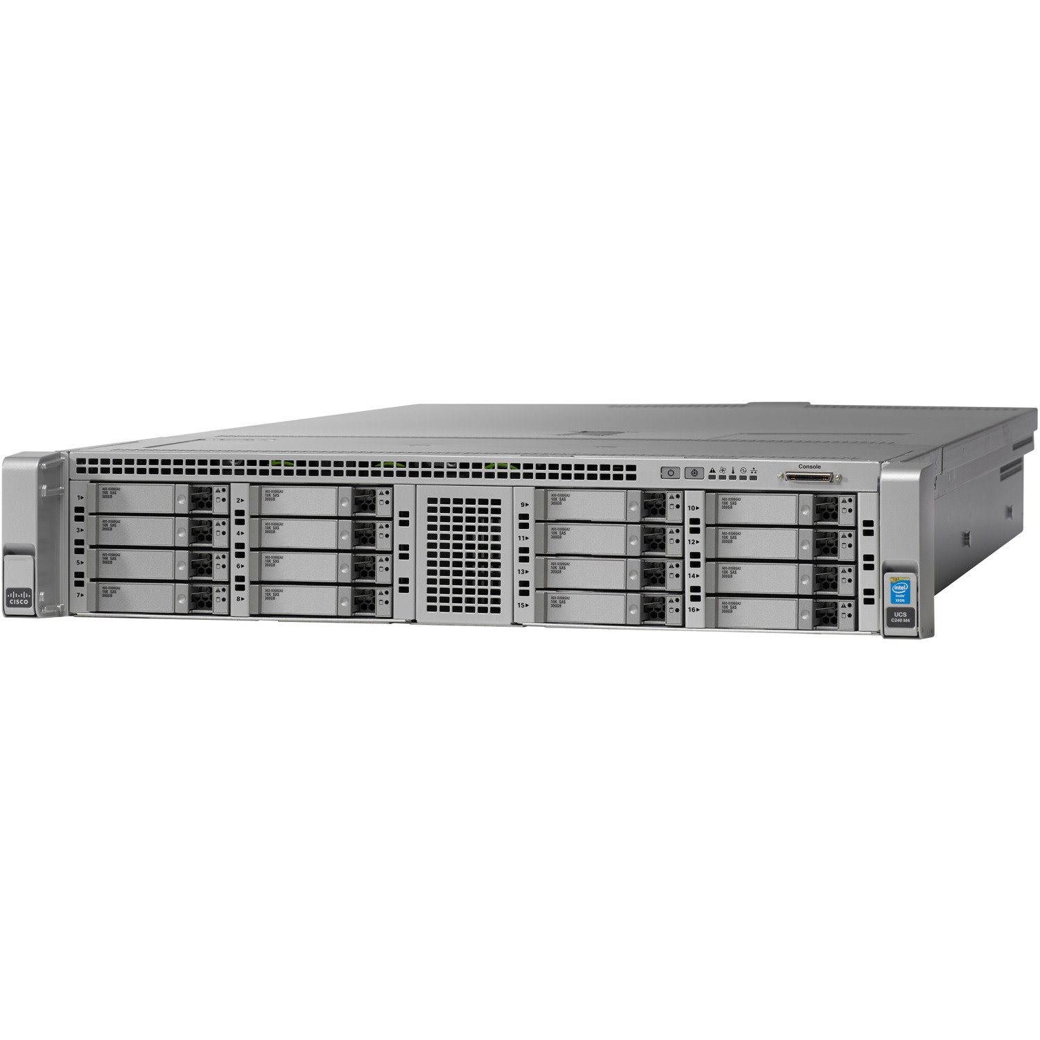 Cisco C240 M4 2U Rack Server - 2 x Intel Xeon E5-2637 v4 3.50 GHz - 256 GB RAM - 12Gb/s SAS, Serial ATA Controller