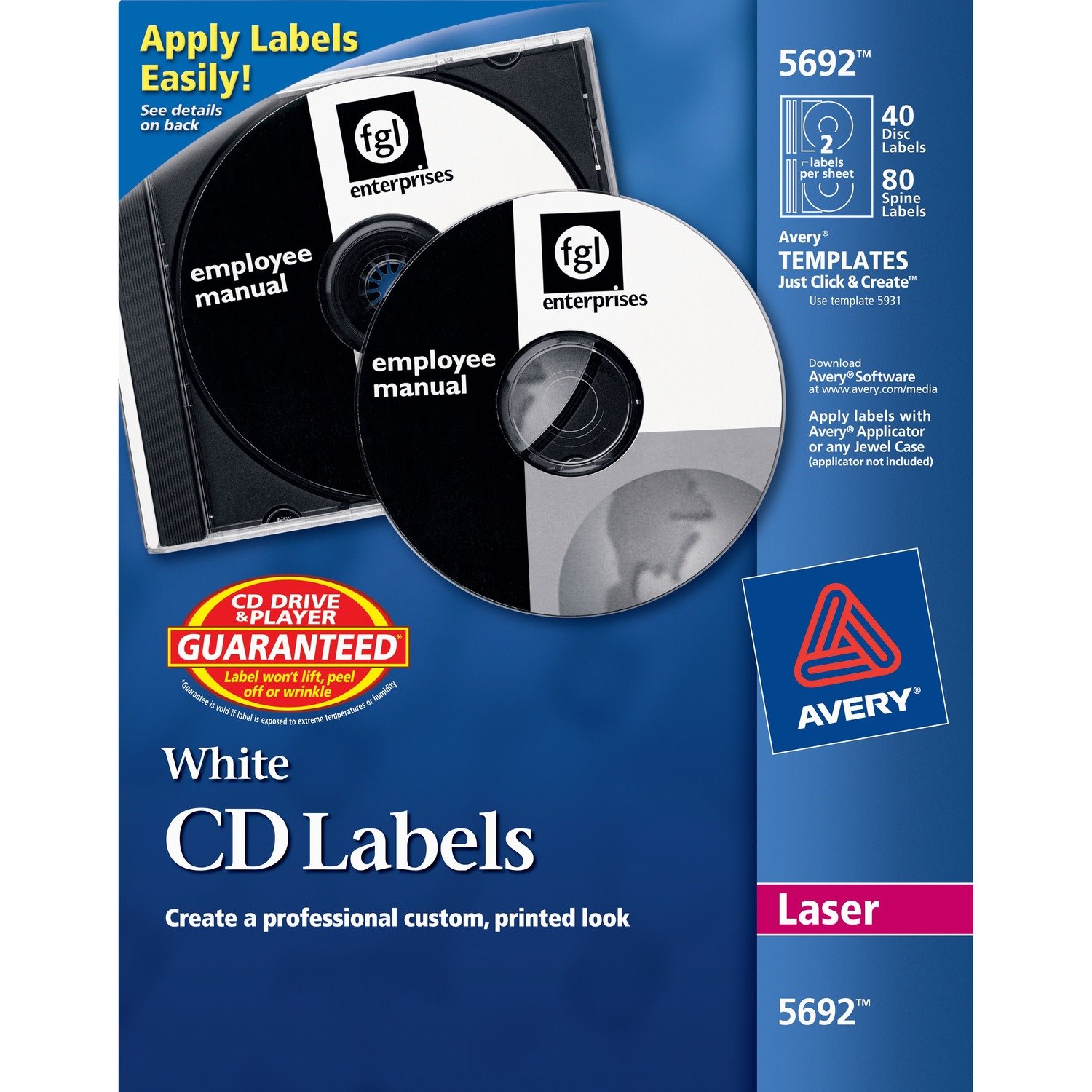 Avery&reg; Optical Disc Label