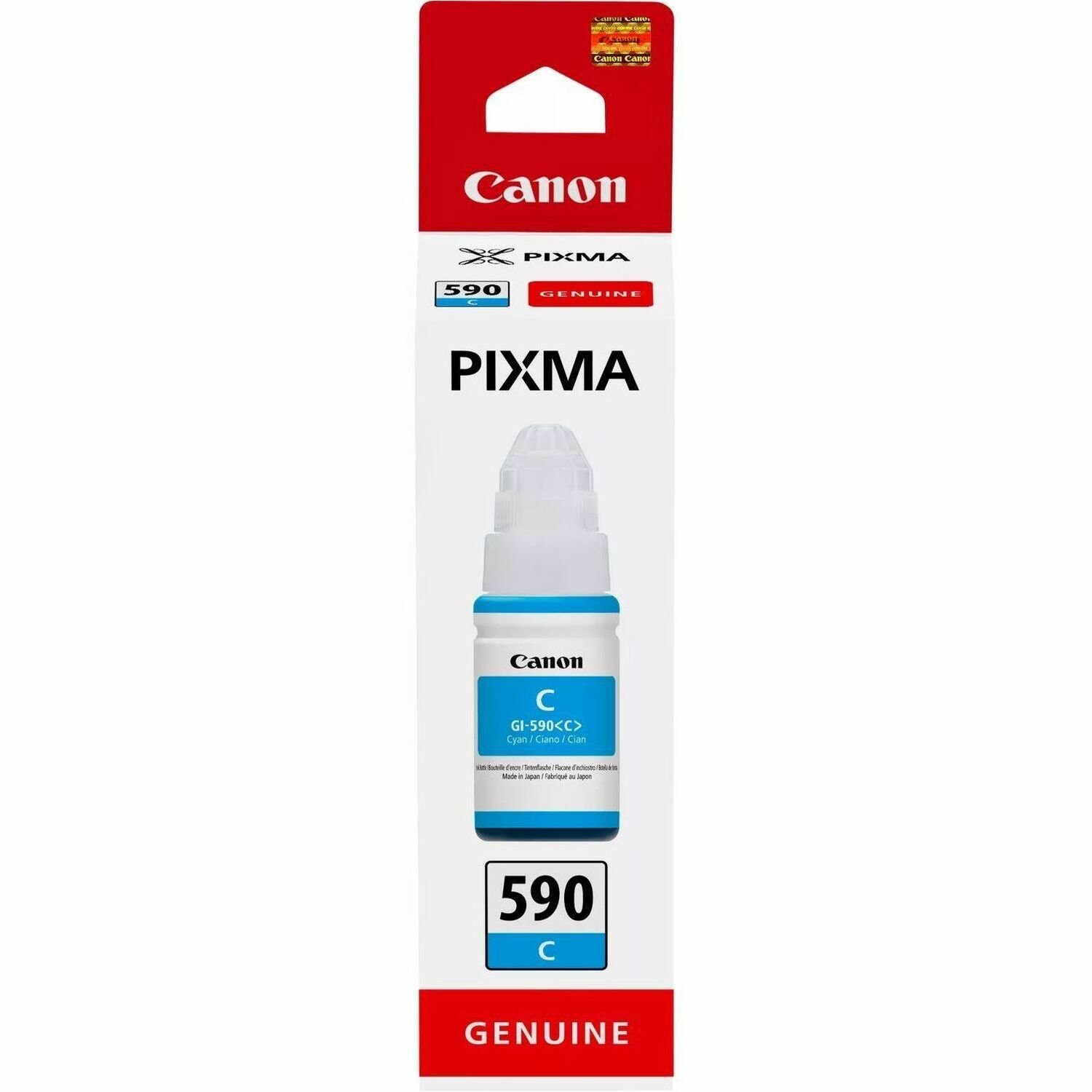 Canon GI-590C Ink Refill Kit - Cyan - Inkjet