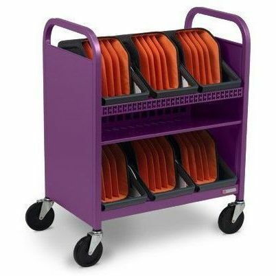 Bretford CUBE Transport Cart with Caddies - TVCT30CAD