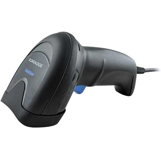 Datalogic QuickScan QW2520 Rugged Retail, Commercial Service, Hospitality, Government Handheld Barcode Scanner Kit - Cable Connectivity - Black - USB Cable Included