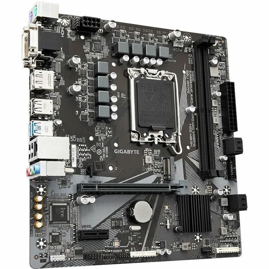 Gigabyte Ultra Durable H610M S2H Gaming Desktop Motherboard - Intel H610 Chipset - Socket LGA-1700 - Micro ATX