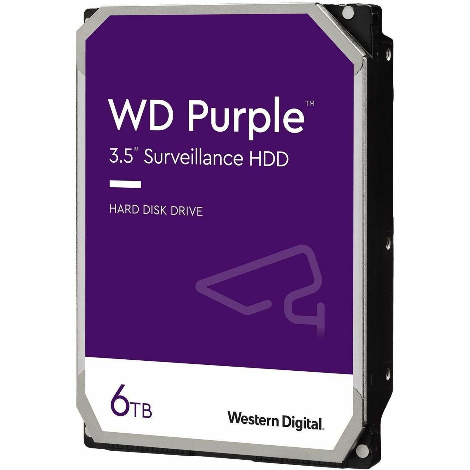 WD Purple WD64PURZ 6 TB Hard Drive - 3.5" Internal - SATA