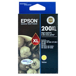 Epson DURABrite Ultra 200XL Original High Yield Inkjet Ink Cartridge - Yellow - 1 Pack