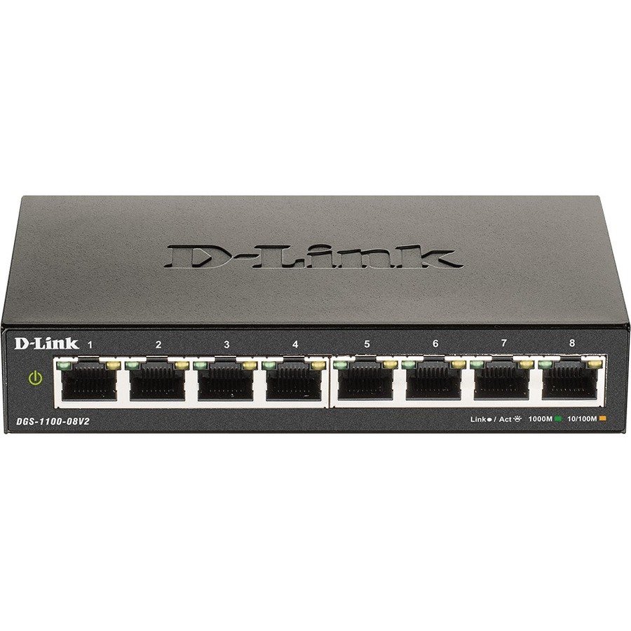 D-Link DGS-1100 DGS-1100-08V2 8 Ports Manageable Ethernet Switch