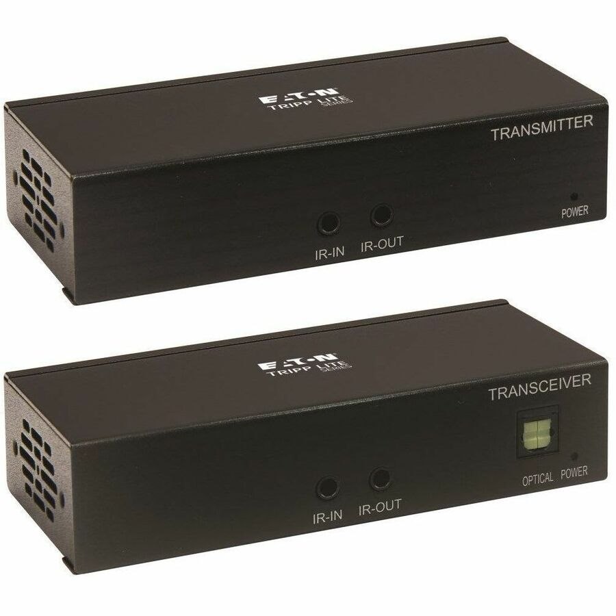 Eaton Tripp Lite Series HDMI over Cat6 Extender Kit, Transmitter and Receiver with Repeater, 4K 60Hz, 4:4:4, IR, HDR, PoC, 230 ft., TAA