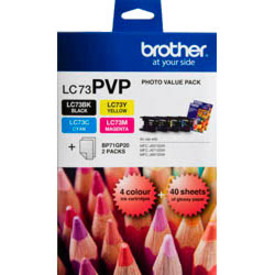 Brother LC73PVP Original Ink Cartridge - Cyan, Magenta, Yellow