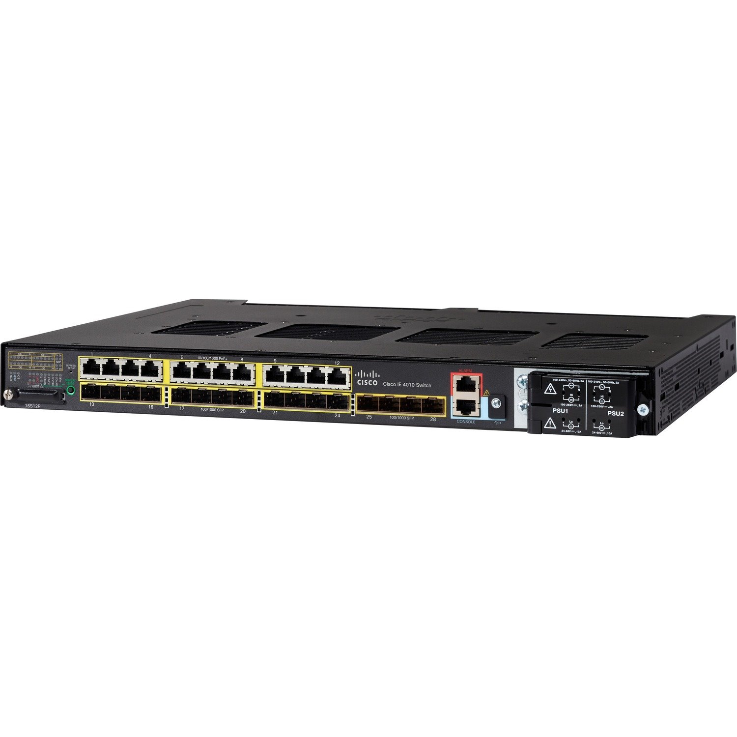 Cisco 4010 IE-4010-16S12P 12 Ports Manageable Ethernet Switch - Gigabit Ethernet - 1000Base-X, 10/100/1000Base-T