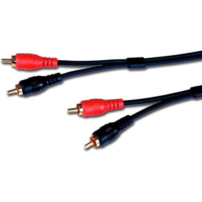 Comprehensive Standard Series 2 gold RCA Plugs Each End Stereo Audio Cable 25ft