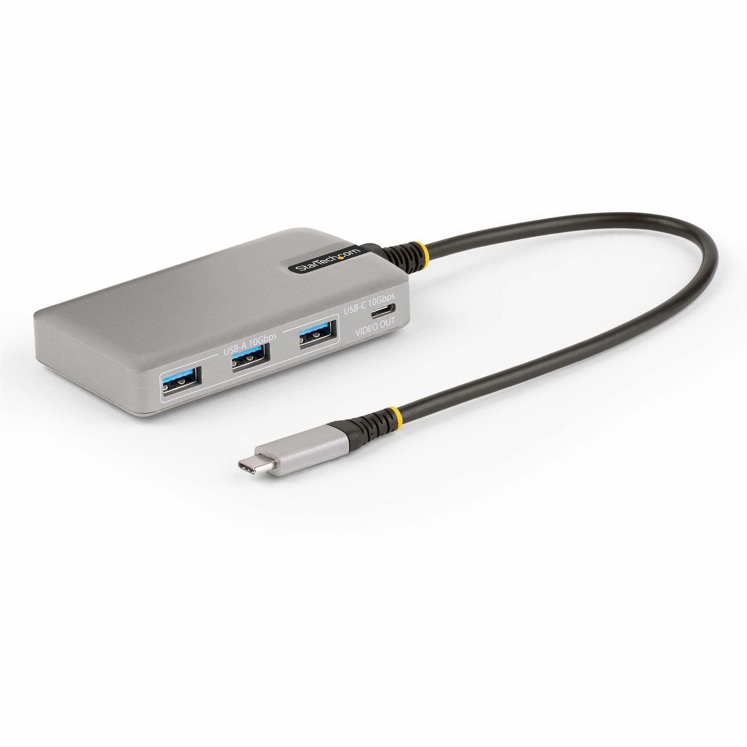 StarTech.com USB Hub - USB 3.2 (Gen 2) Type C - Portable - Space Gray