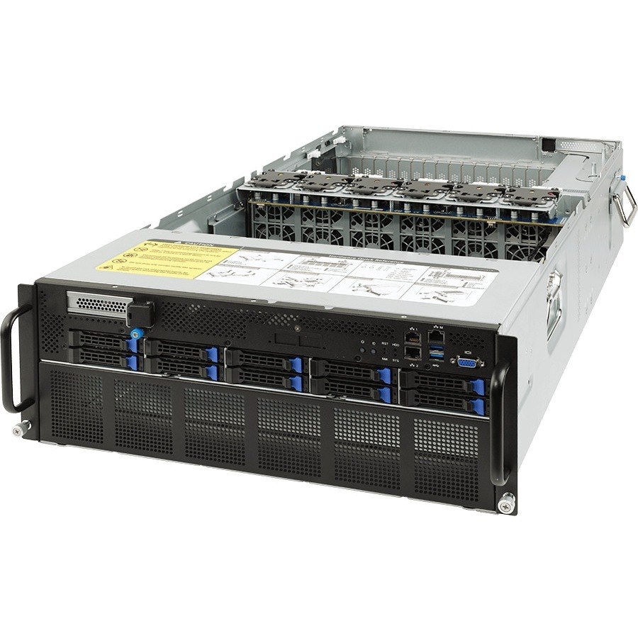 Gigabyte G482-Z51 Barebone System - 4U Rack-mountable - Socket SP3 - 2 x Processor Support