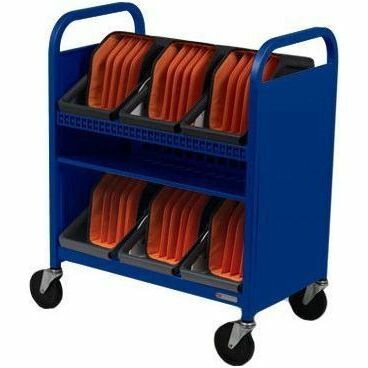 Bretford CUBE Transport Cart with Caddies - TVCT30CAD