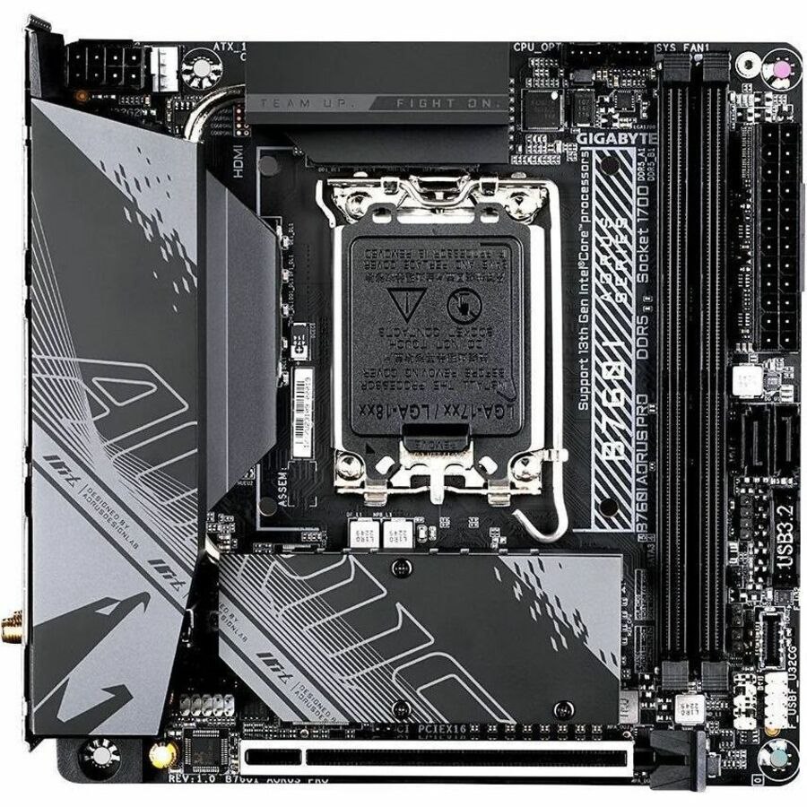 Aorus B760I AORUS PRO Gaming Desktop Motherboard - Intel B760 Chipset - Socket LGA-1700 - Mini ITX
