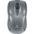 Logitech M545 Mouse - Radio Frequency - USB - Optical - Silver