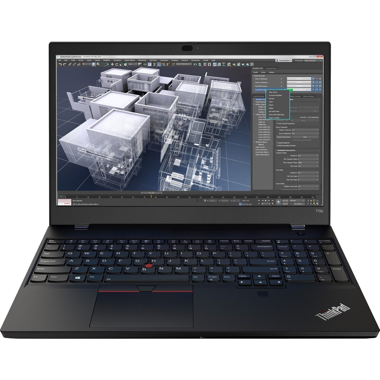 Lenovo ThinkPad T15p Gen 2 21A7002GUS 15.6" Notebook - Full HD - 1920 x 1080 - Intel Core i7 11th Gen i7-11800H Octa-core (8 Core) 2.30 GHz - 8 GB Total RAM - 512 GB SSD - Black
