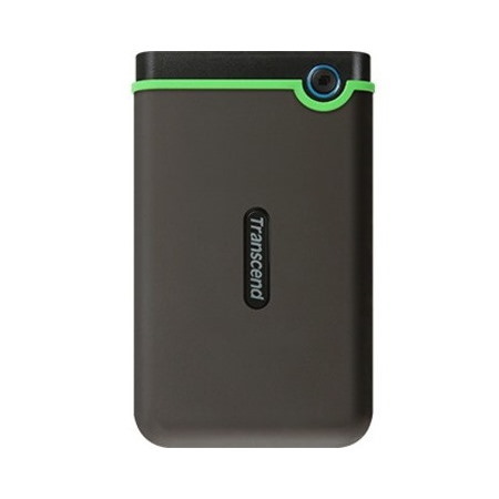 Transcend StoreJet 25M3 4 TB Portable Hard Drive - 2.5" External - Iron Gray