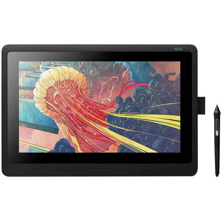 Wacom Cintiq DTK-1660 Graphics Tablet - 39.6 cm (15.6") LCD - 5080 lpi Full HD - Cable - Black