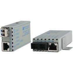 Omnitron Systems miConverter GX/T Industrial 10/100/1000 Ethernet Media Converter