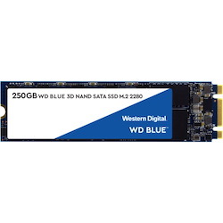 WD Blue 3D NAND 250GB PC SSD - SATA III 6 Gb/s M.2 2280 Solid State Drive