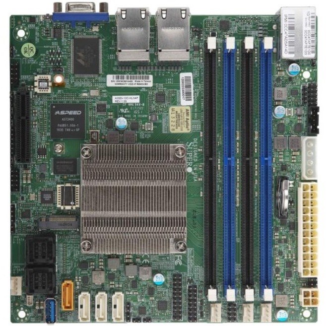 Supermicro A2SDi-16C-HLN4F Server Motherboard - Intel Chipset - Socket BGA-1310 - Mini ITX