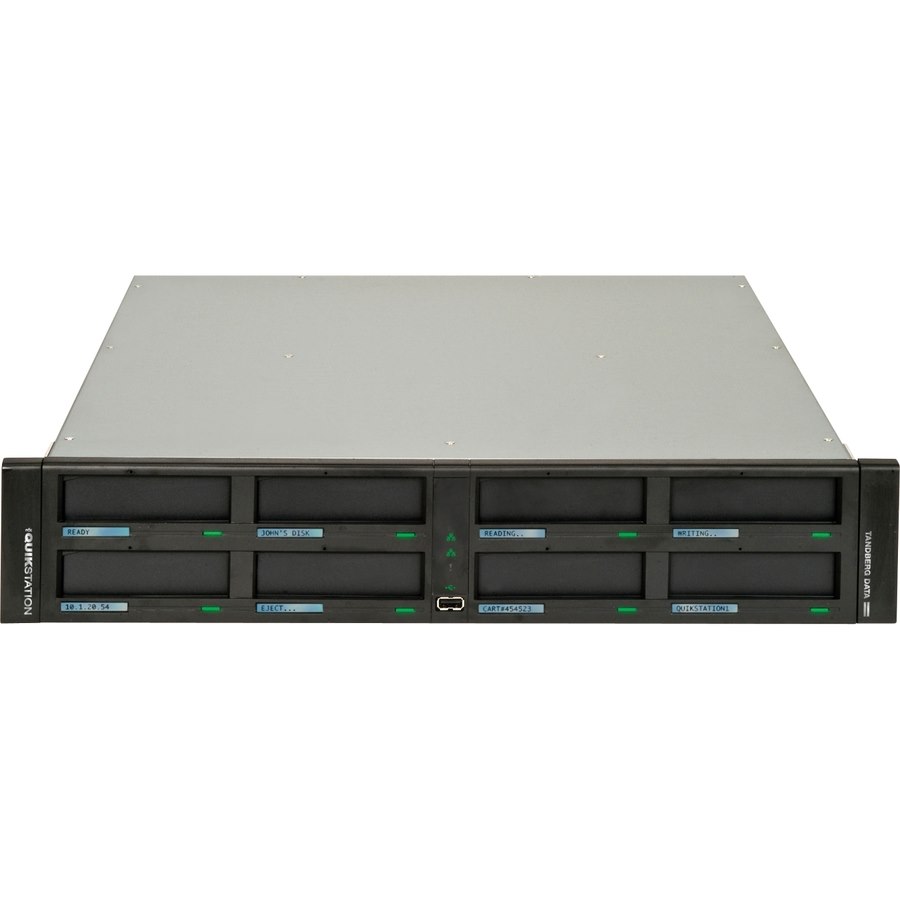 Tandberg Data QuikStation 8900-RDX 8 x Total Bays NAS Storage System - 2U Rack-mountable