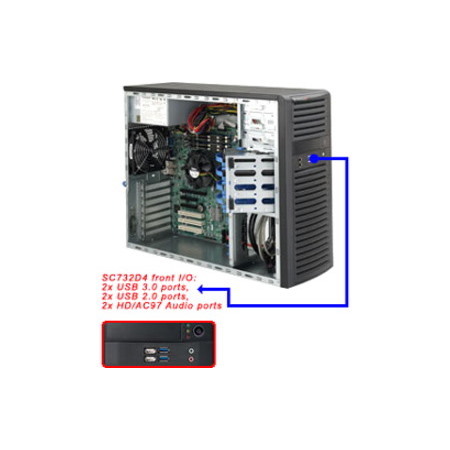 Supermicro SuperChassis SC732D4-903B System Cabinet