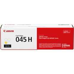 Canon 045 High Yield Laser Toner Cartridge - Yellow Pack
