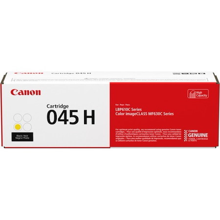 Canon 045 High Yield Laser Toner Cartridge - Yellow Pack