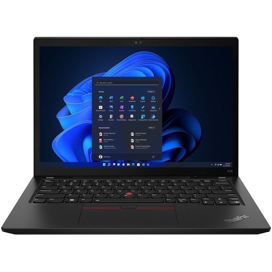 Lenovo ThinkPad X13 Gen 3 X13 Gen 3 21BN00AFCA 13.3" Touchscreen Notebook - WUXGA - Intel Core i5 12th Gen i5-1250P - 16 GB - 512 GB SSD - French Keyboard - Storm Gray