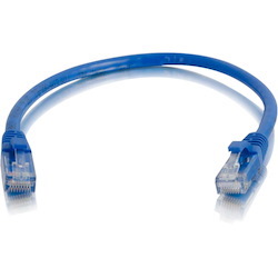 C2G 6in Cat6 Ethernet Cable - Snagless Unshielded (UTP) - Blue