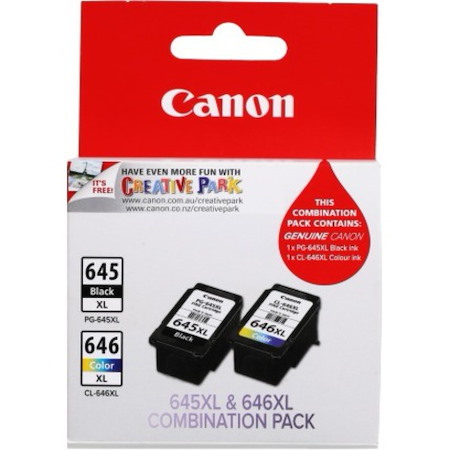 Canon PG-645XL CL-646XL Original High Yield Inkjet Ink Cartridge - Black, Colour - 2 / Pack
