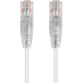 Monoprice SlimRun Cat6 28AWG UTP Ethernet Network Cable, 10ft White