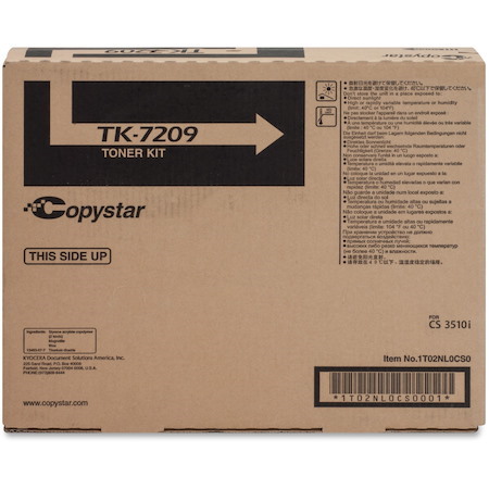 Copystar TK7209 Original Laser Toner Cartridge - Black - 1 Each