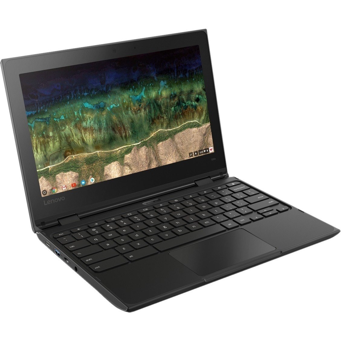 Lenovo 500e Chromebook 2nd Gen 81MC001EUS 11.6" Touchscreen Convertible 2 in 1 Chromebook - HD - 1366 x 768 - Intel Celeron N4120 Quad-core (4 Core) 1.10 GHz - 4 GB Total RAM - 32 GB Flash Memory - Black