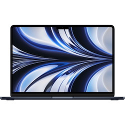 Apple MacBook Air 13.6" Notebook - WQXGA - 2560 x 1664 - Apple M2 Octa-core (8 Core) - 16 GB Total RAM - 16 GB On-board Memory - 1 TB SSD - Midnight