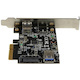 StarTech.com 2-Port USB 3.1 (10Gbps) Card - USB-A, 1x External, 1x Internal - PCIe
