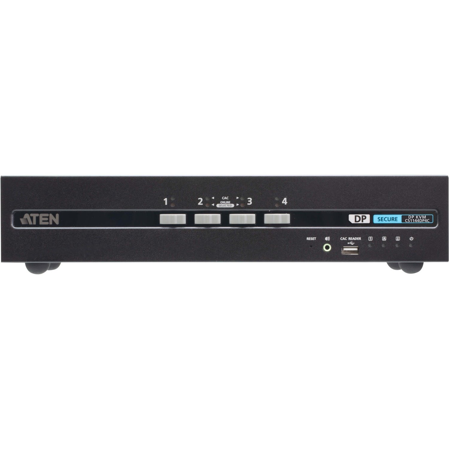 ATEN CS1144DP4C 4-Port USB DisplayPort Dual Display Secure KVM Switch with CAC