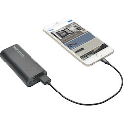 Tripp Lite Portable Charger USB-A 5200mAh Power Bank Lithium-Ion LED Flashlight Black