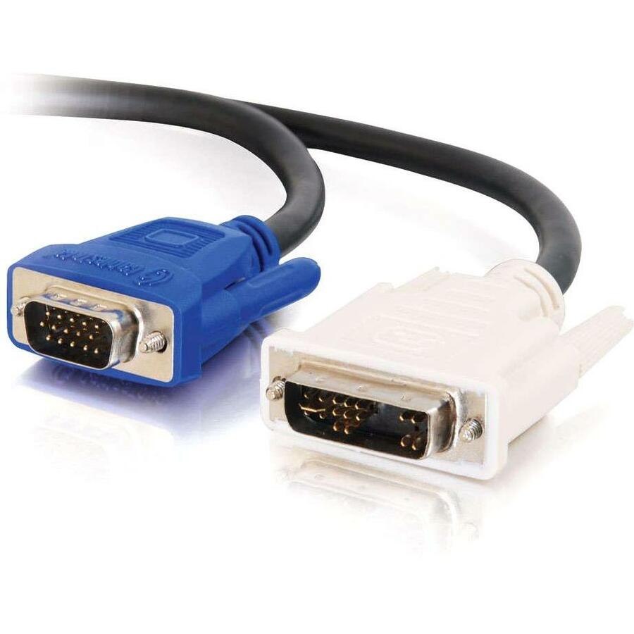 C2G 5m DVI Male to HD15 VGA Male Video Cable (16.4ft)