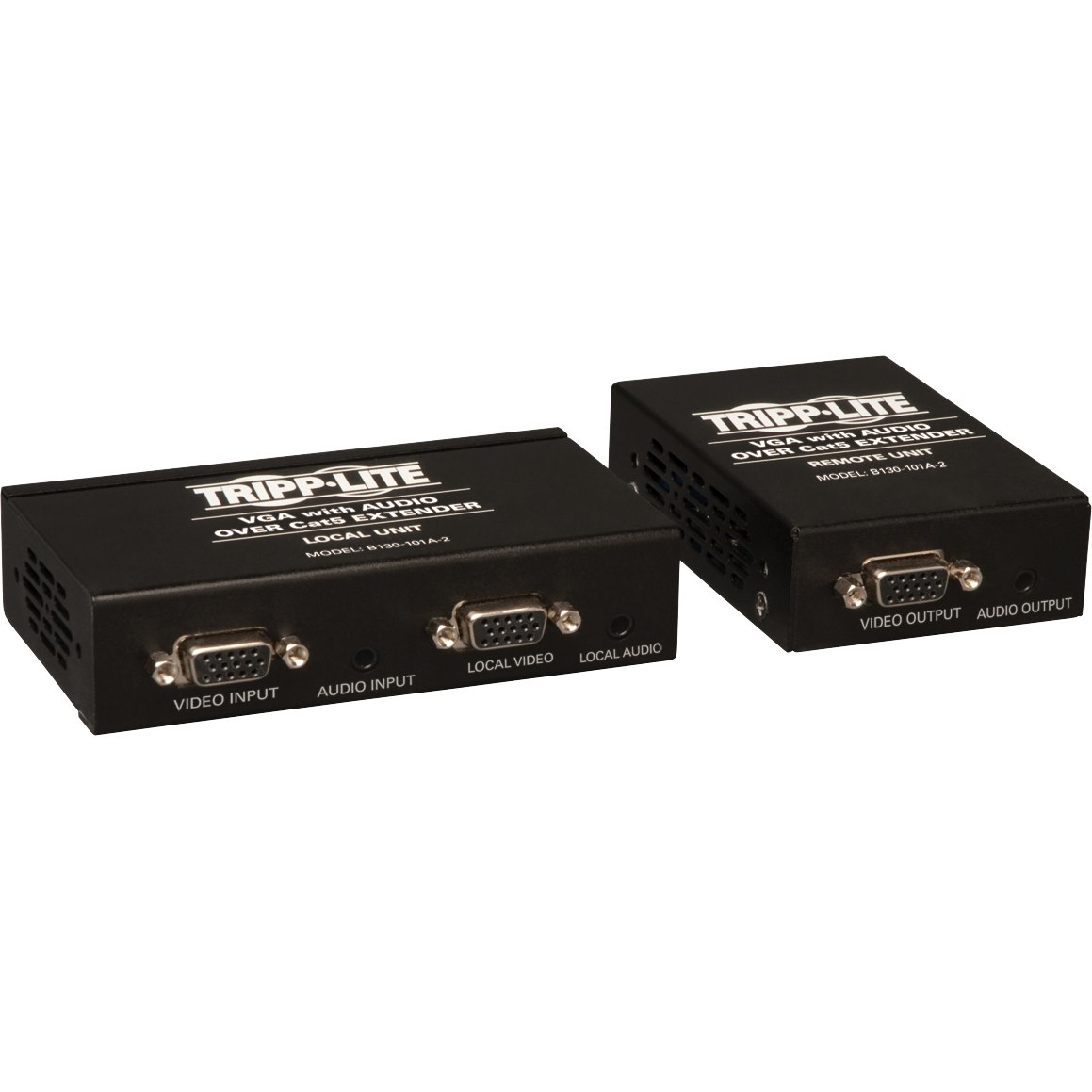 Tripp Lite by Eaton VGA over Cat5/6 Extender Kit, Box-Style Transmitter/Receiver for Video/Audio, Up to 1000 ft. (305 m), TAA