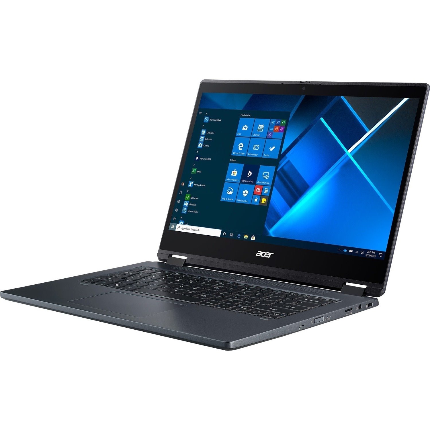 Acer TravelMate Spin P4 P414RN-51 TMP414RN-51-52YE 14" Touchscreen Convertible 2 in 1 Notebook - Full HD - Intel Core i5 11th Gen i5-1135G7 - 16 GB - 512 GB SSD - English Keyboard - Slate Blue