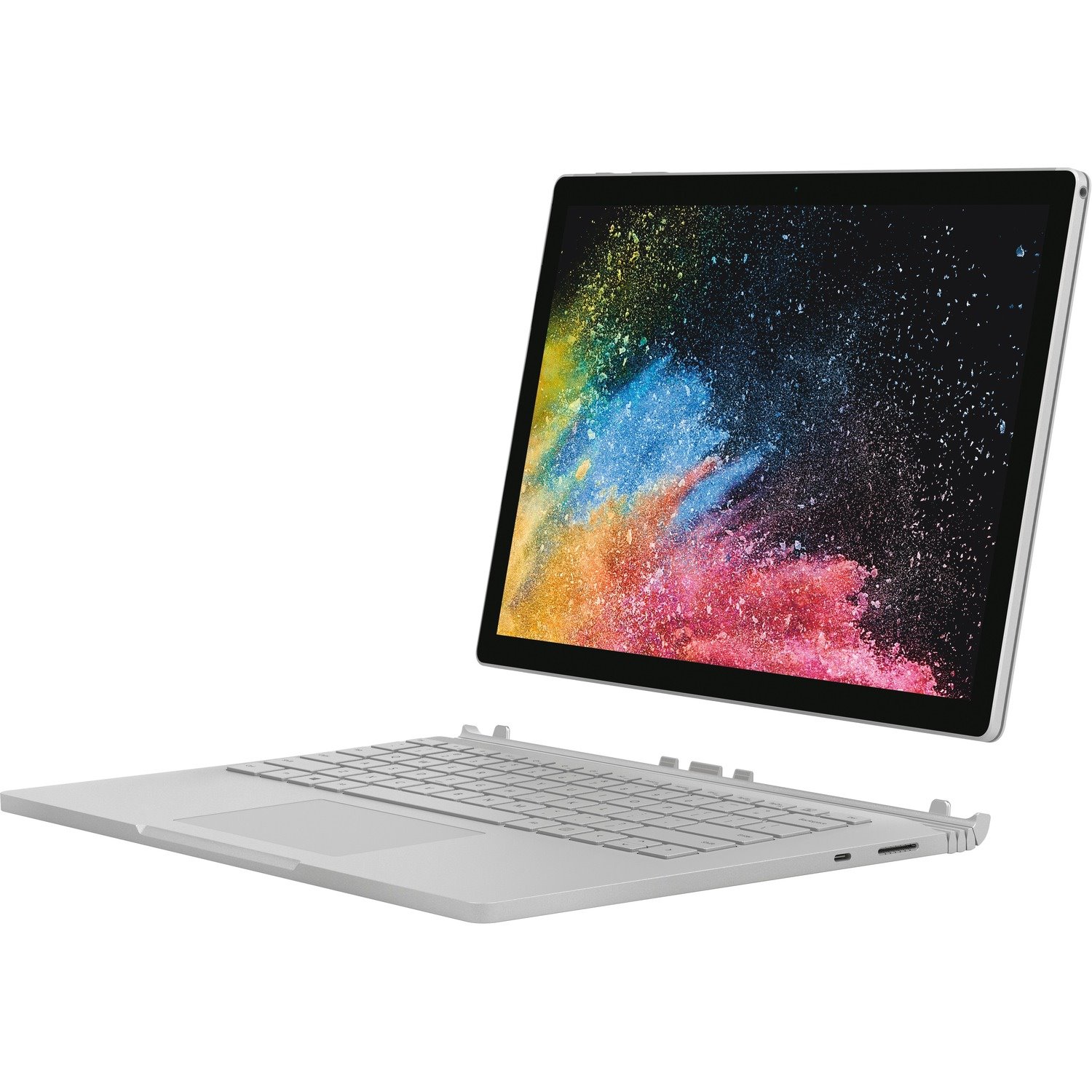 Microsoft Surface Book 2 13.5" Touchscreen Detachable 2 in 1 Notebook - Intel Core i7 8th Gen i7-8650U - 8 GB - 256 GB SSD - Silver